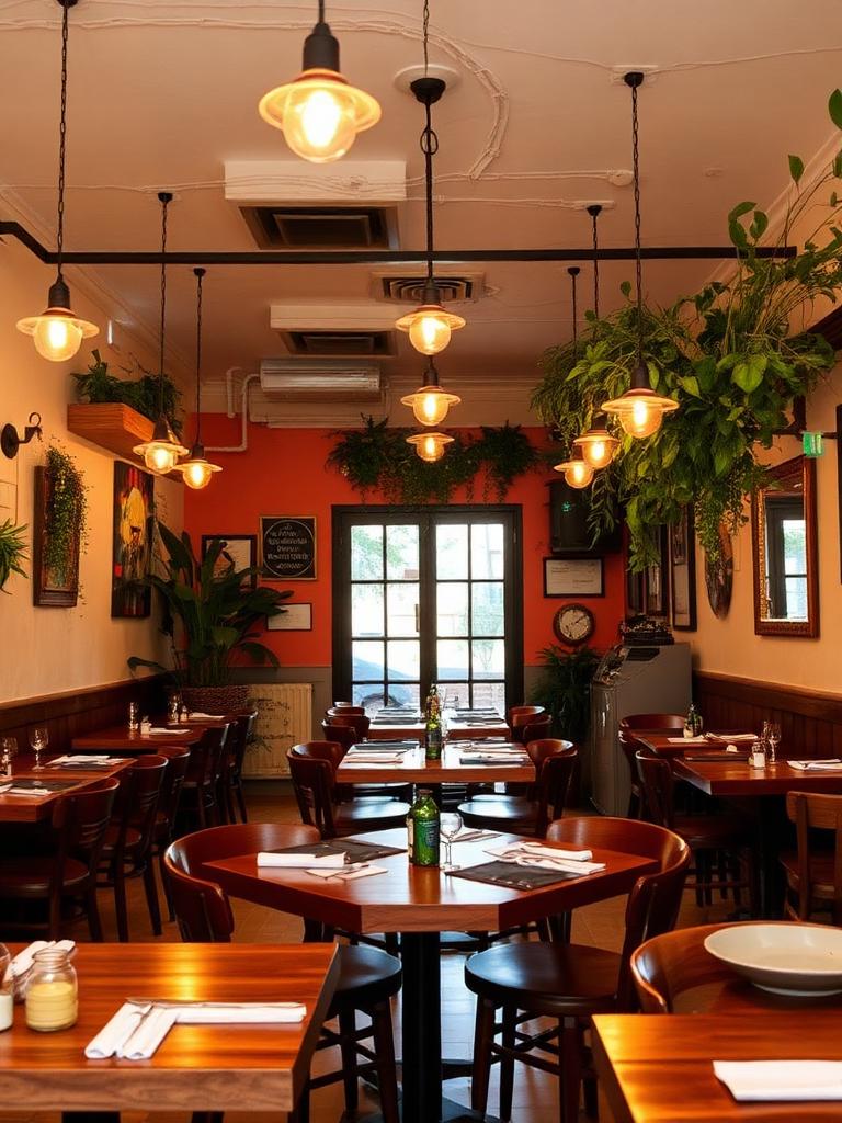 Interior del restaurante El Maná